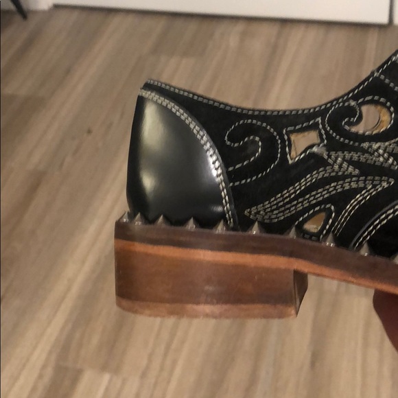 Free People Cut Out Embellished Loafers - Picture 3 of 5